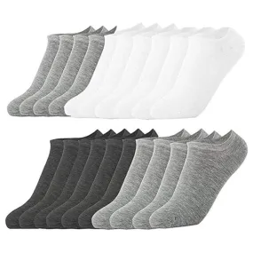 10-Pairs Light up In the Dark Unisex No Show Low-Cut Ankle Socks