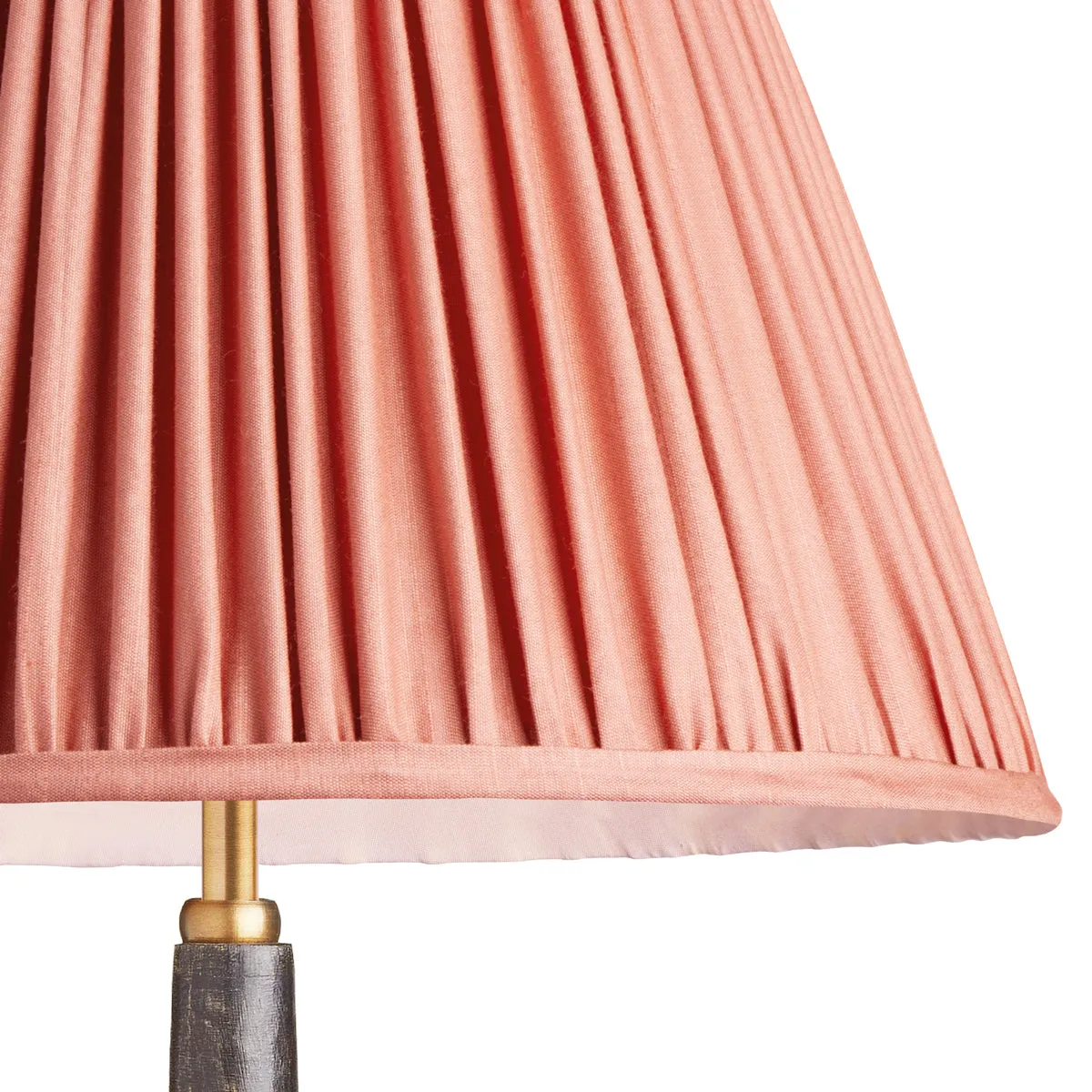 16cm empire shade in Coral silk