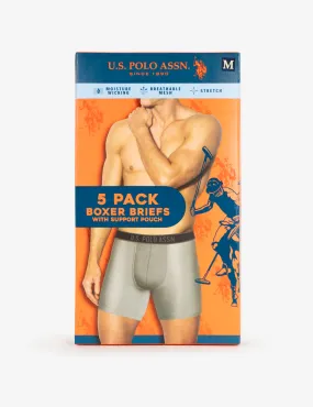 5 PACK STRETCH BOXER BRIEFS