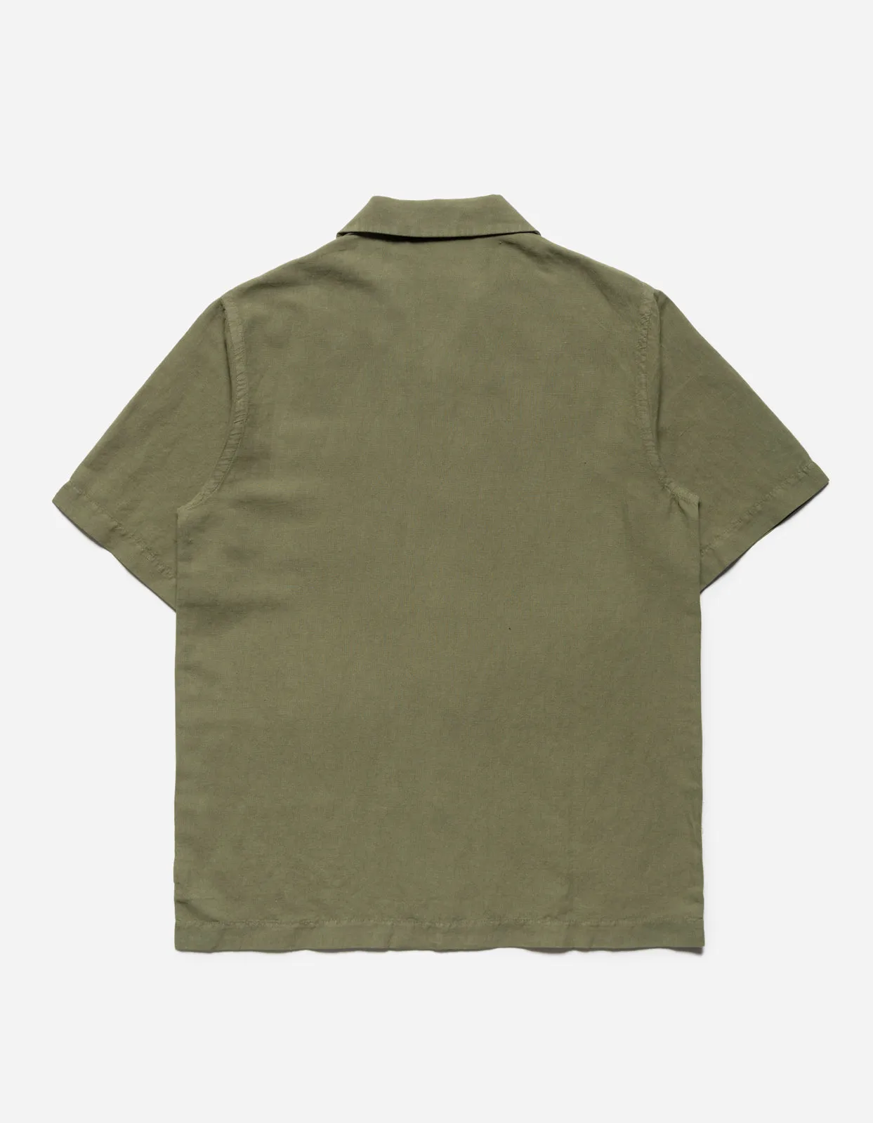 5078 Dragon Bamboo Hemp Shirt Olive OG-107F