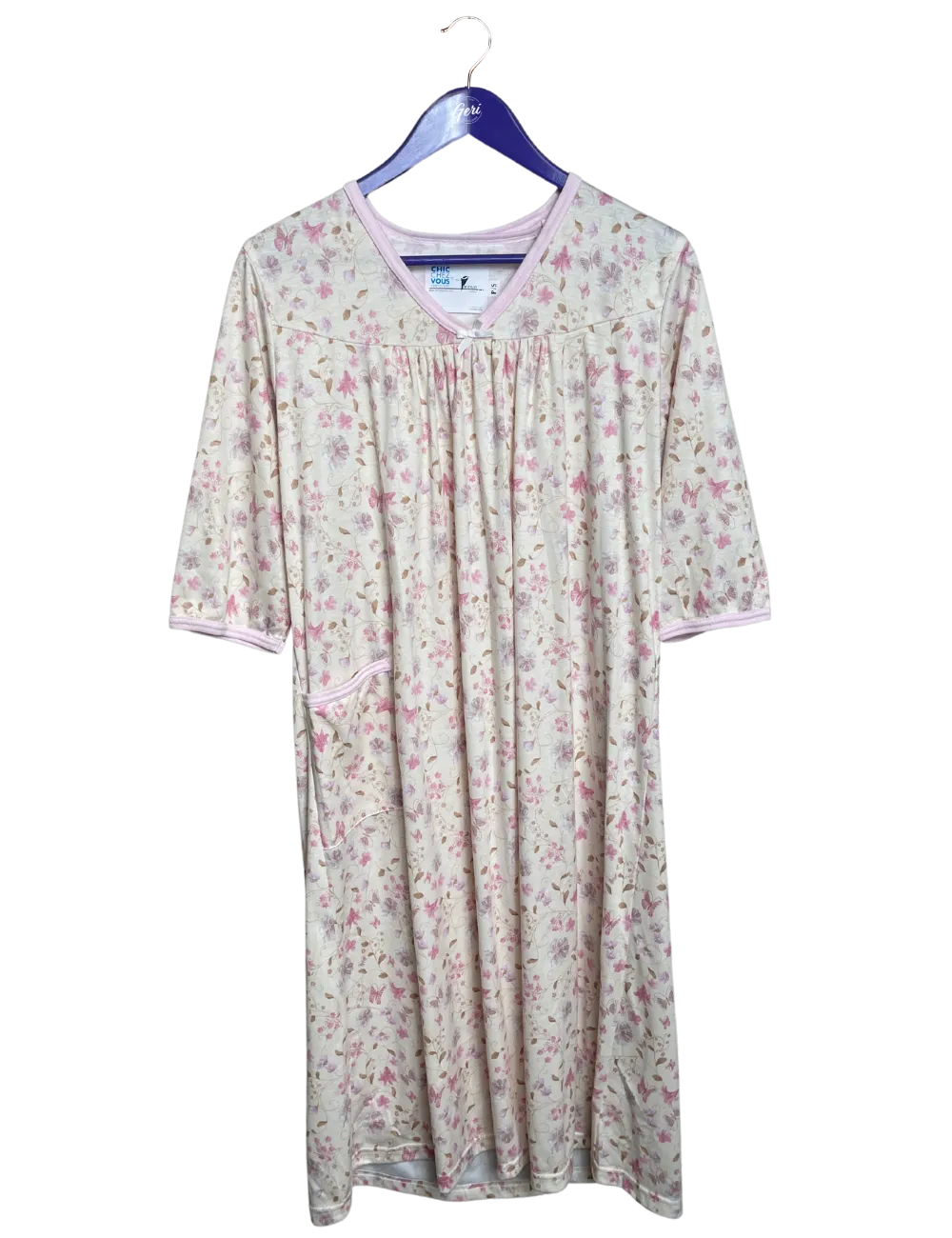 Adaptive V-Neck Nightgown