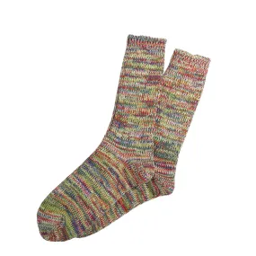 Anonymous Ism 5 Colour Mix Crew Socks Green