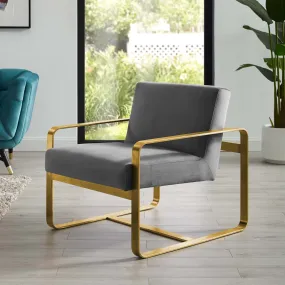 Astute Performance Velvet Armchair By Modway - EEI-3070