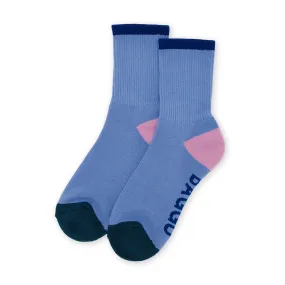 Baggu Ribbed Socks - Cornflower Mix