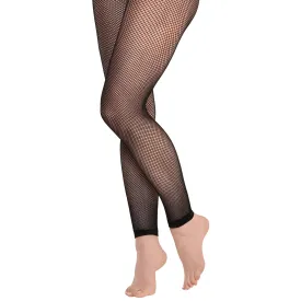 Black Fishnet Footless Tights