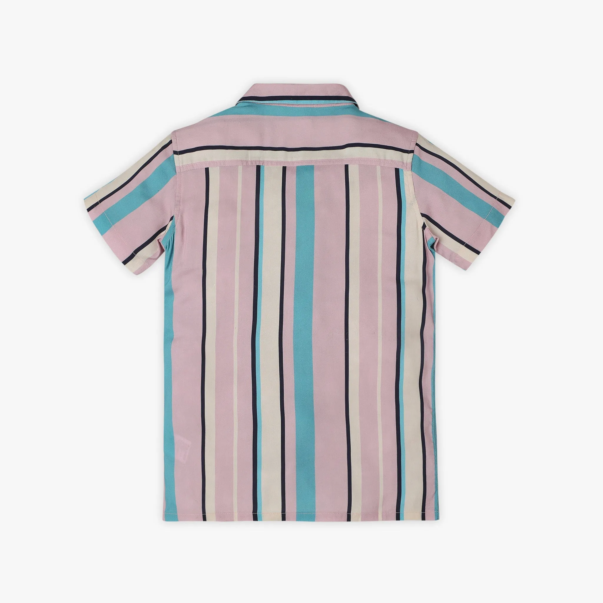 Boys Regular Fit Striped Shirt