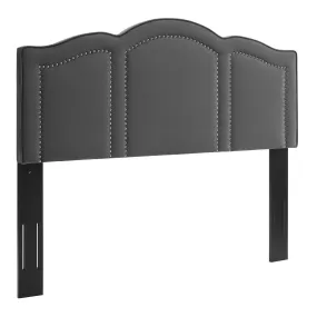 Cecilia King/California King Performance Velvet Headboard By Modway - MOD-6310 - Charcoal