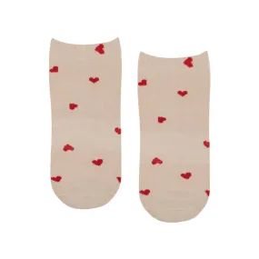 Classic Low Rise Grip Socks - Love Me (Barre / Pilates)