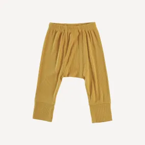 classic panda pant | honey mustard | modal skinny rib