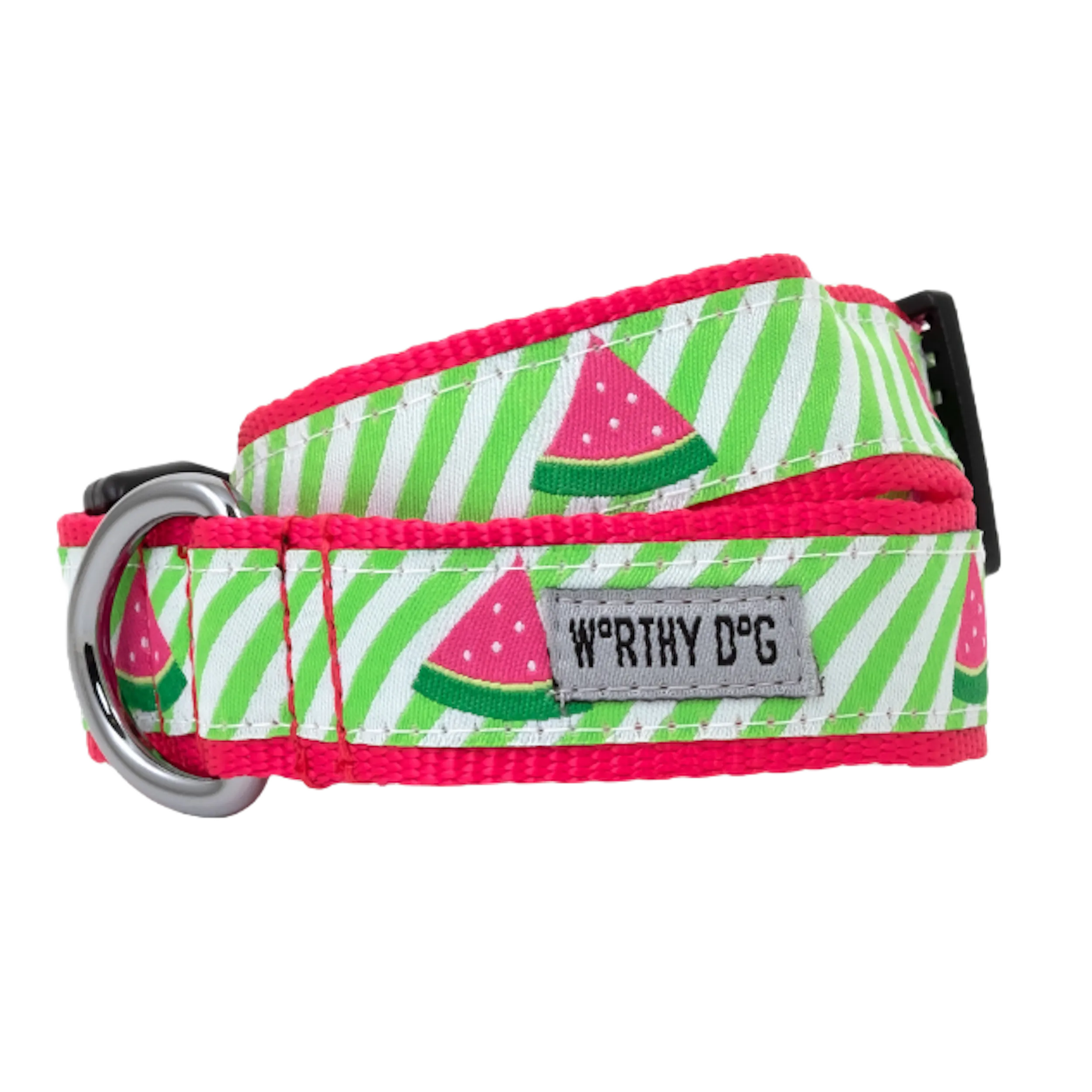 Collar | Green Stripe Watermelon