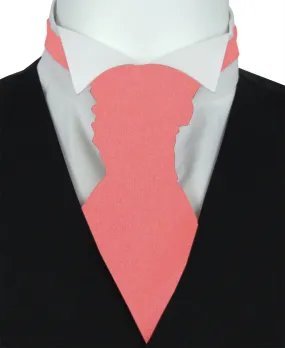 Coral Pink Boys Wedding Cravats