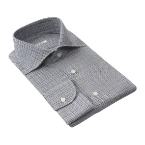 Cotton and Cashmere-Blend Checked Shirt