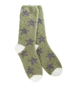 Crescent Sock Co. Women's Star Black Cozy Sock