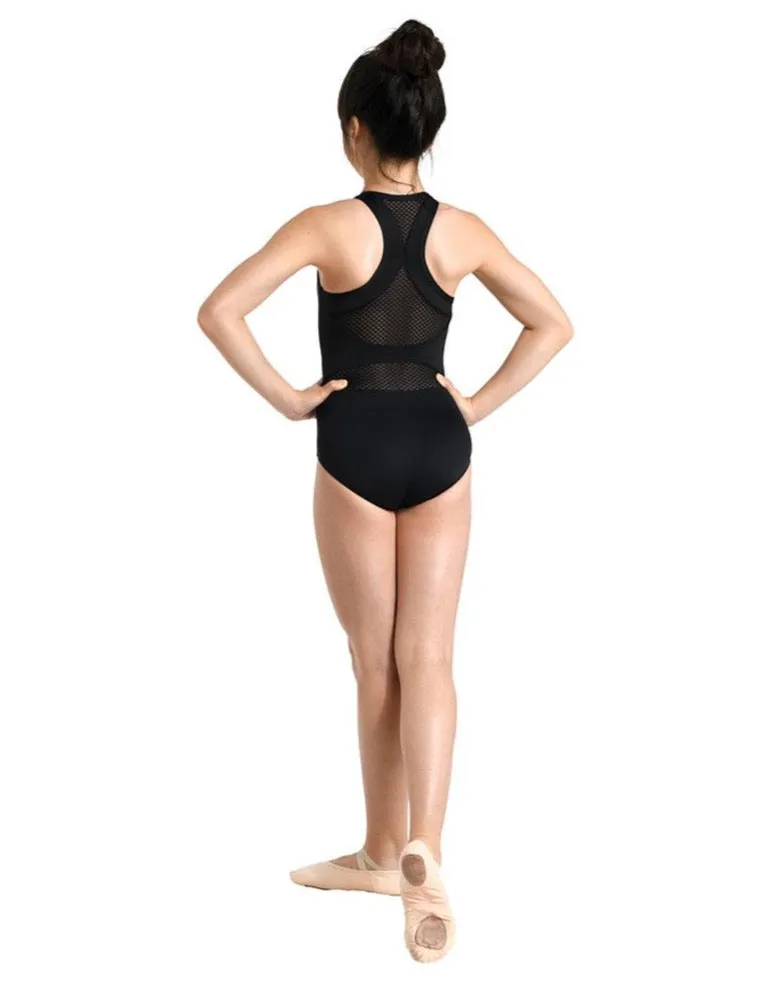 DanzNmotion Zip Front Racer Back Leotard (Child)