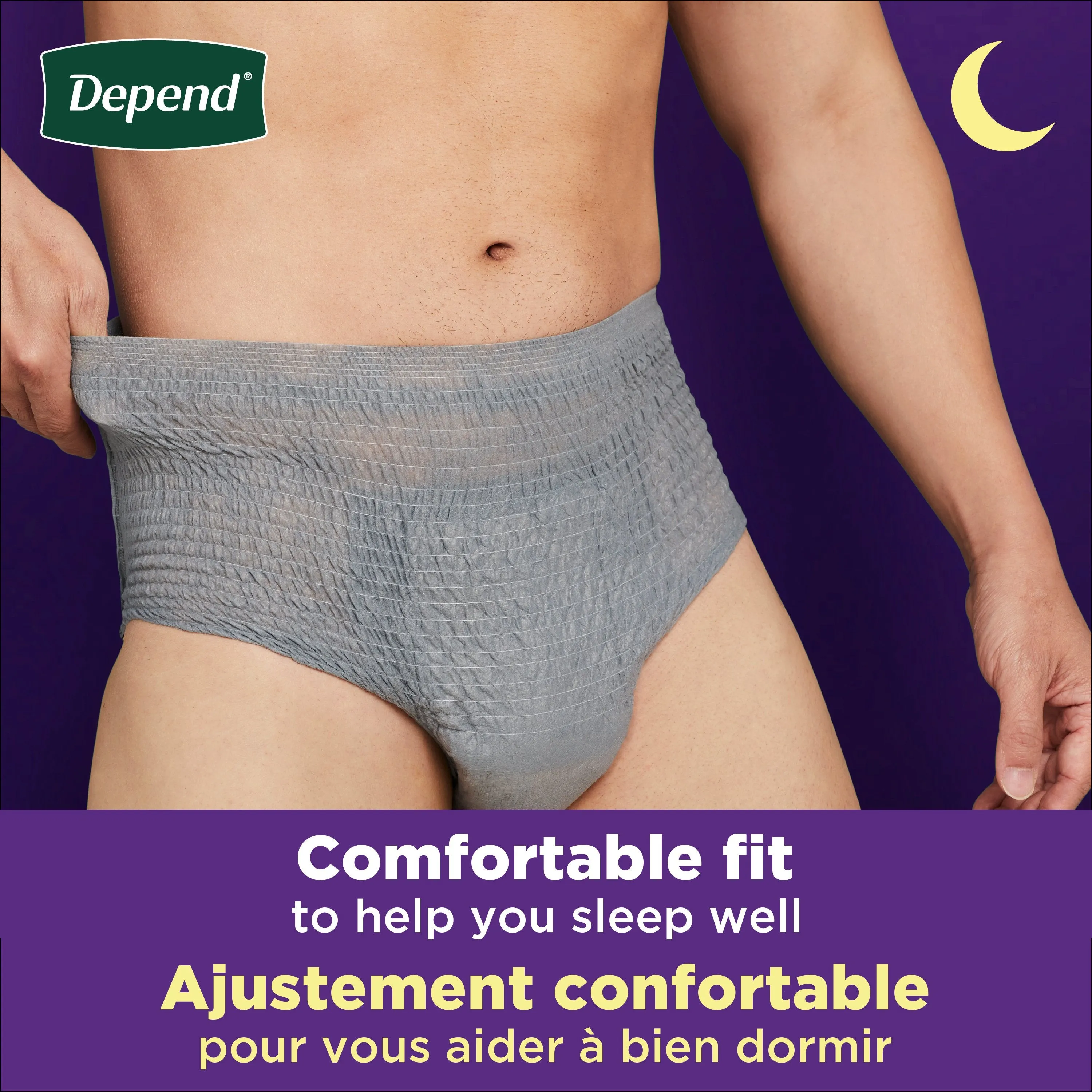 Depend Premium Night Defense Underwear for Men