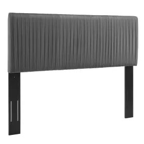 Eloise Channel Tufted Performance Velvet Twin Headboard