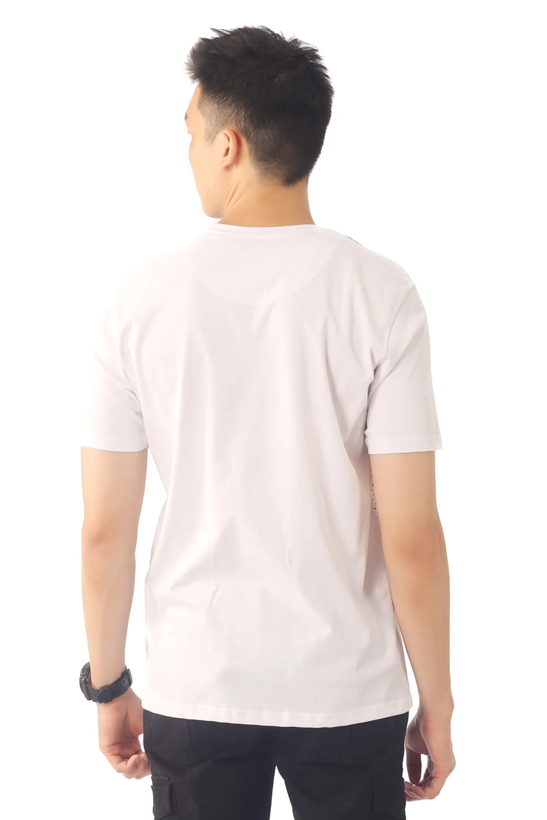 EXHAUST SHORT SLEEVE ROUND NECK T-SHIRT [FREE CUT] 1688