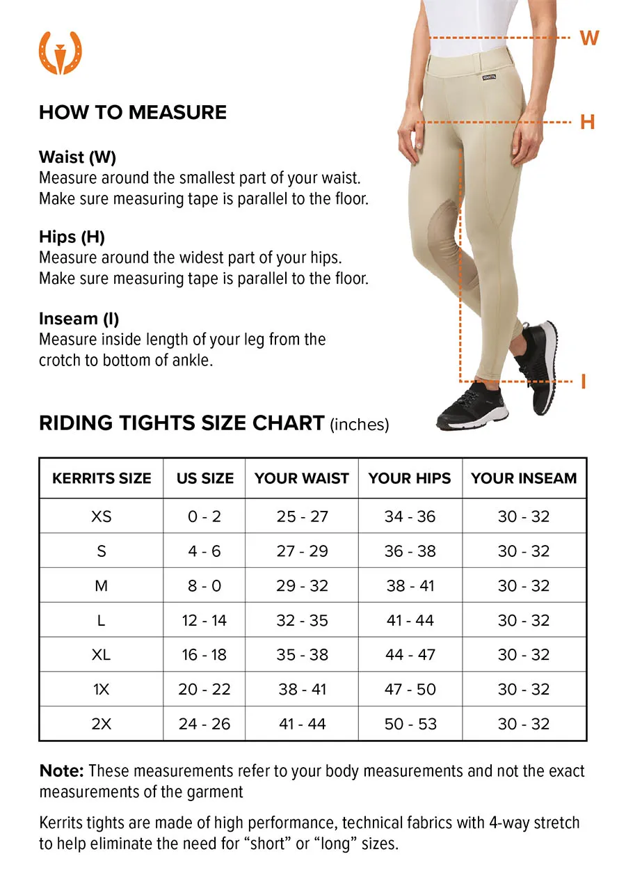 Flow Rise Knee Patch Performance Tight