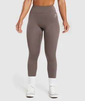 GS Power Regular Leggings - Walnut Mauve