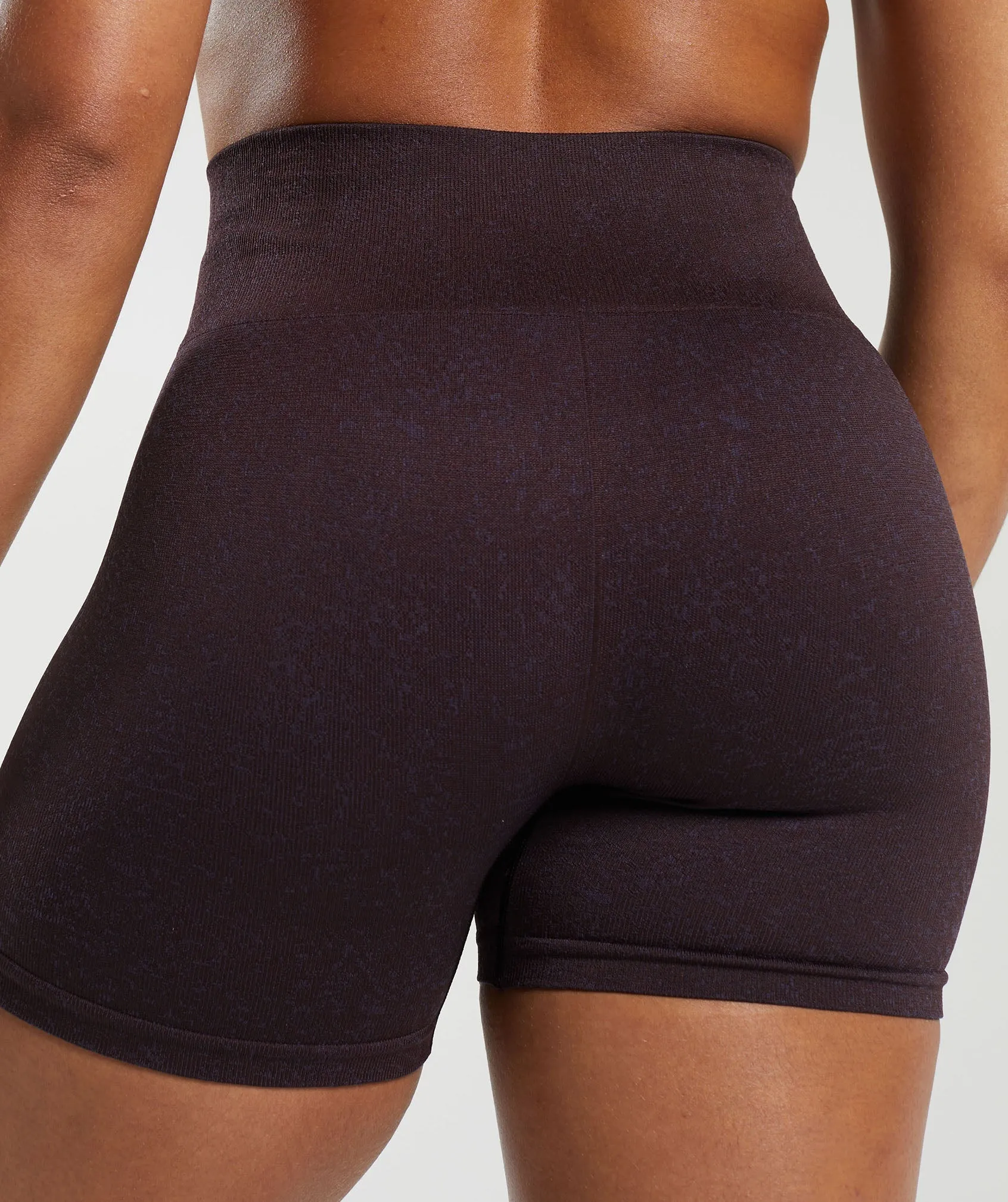 Gymshark Adapt Fleck Seamless Shorts - Plum Brown/Dewberry Purple