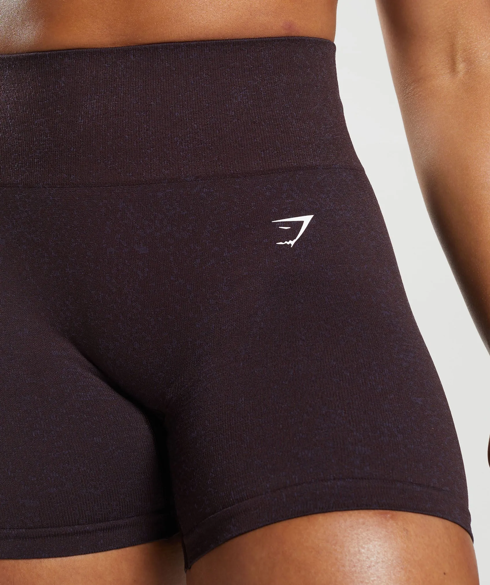 Gymshark Adapt Fleck Seamless Shorts - Plum Brown/Dewberry Purple