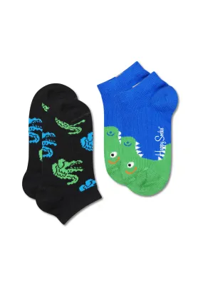 HAPPY SOCKS  CHAUSSETTES BASSES kcod02 9300 croco low marine