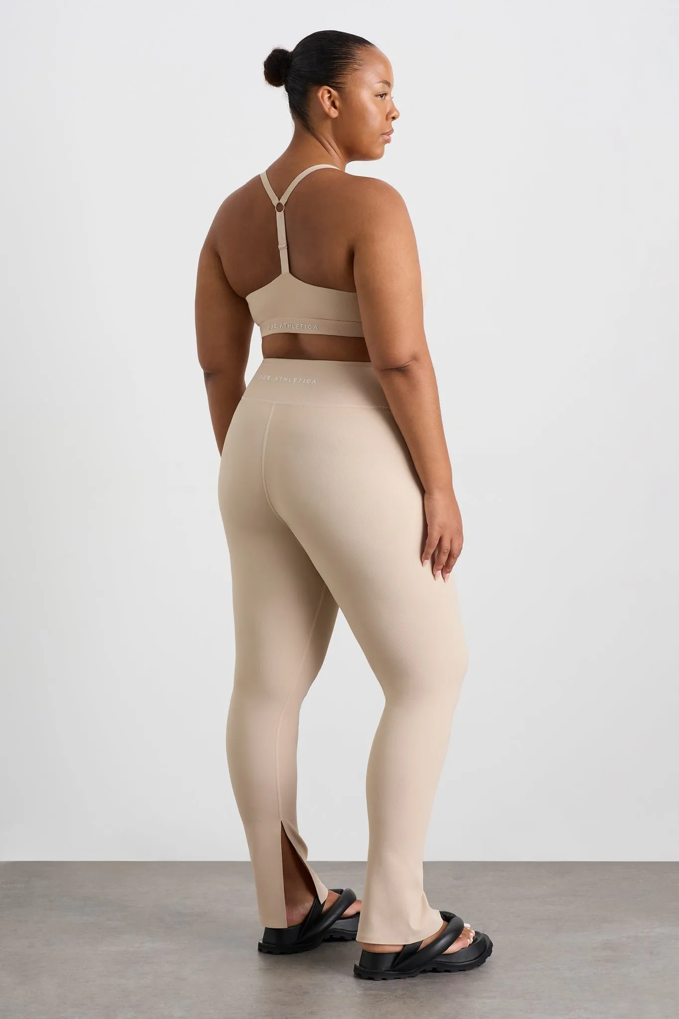 High Waist Split Hem Legging 205