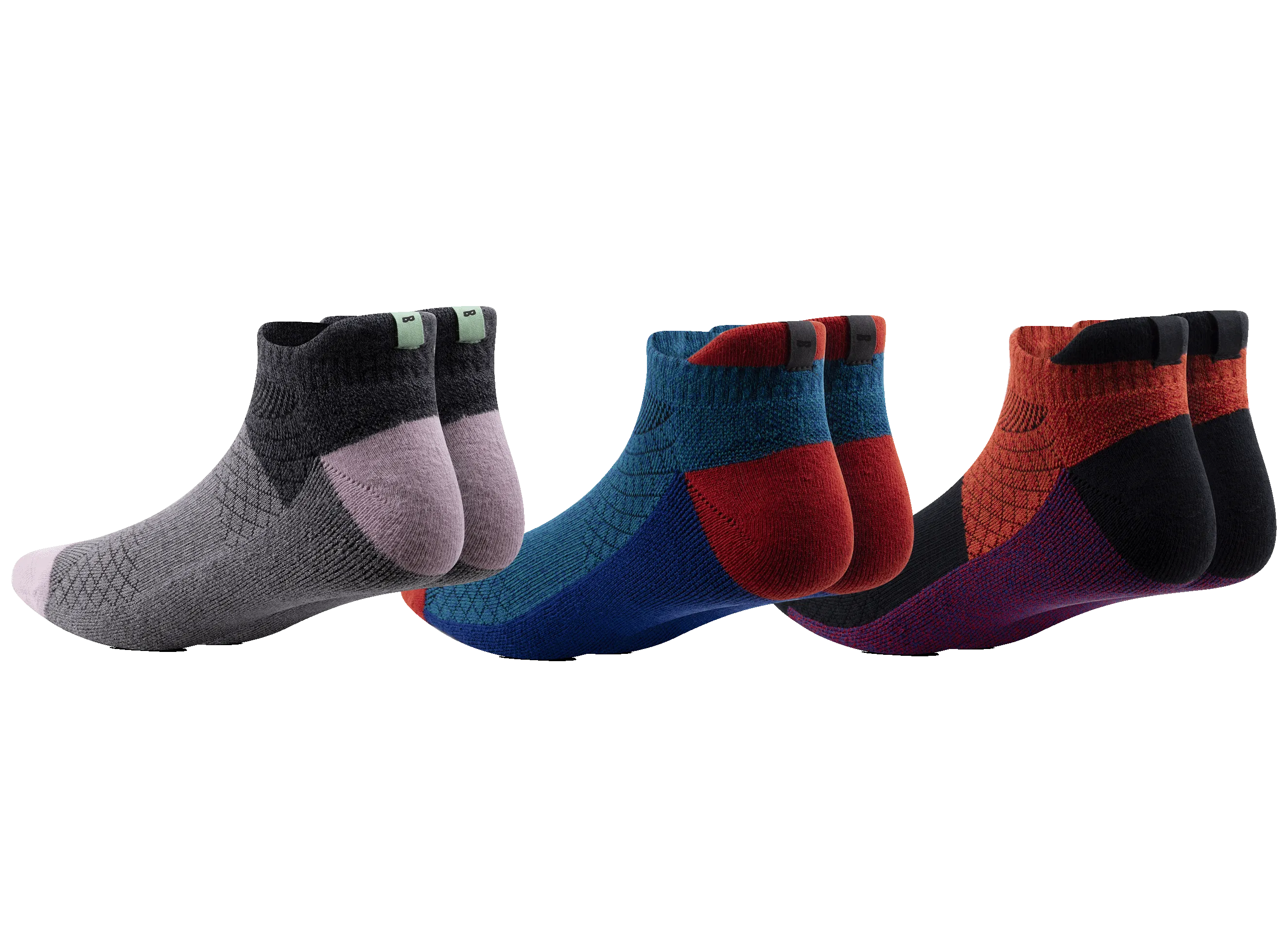 HUSTLE CUSHION LOW-CUT SOCKS 3 PACK