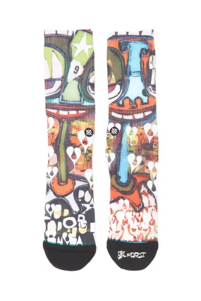 Instance Guys Frost Heart Multi Colour Socks