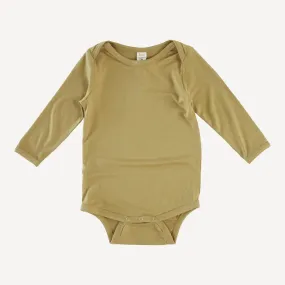 long sleeve lap neck bodysuit | fennel | lenzing modal