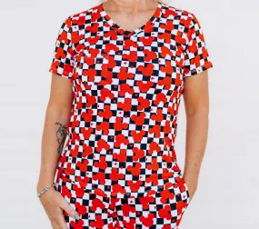 MAMA V-NECK- Roo Magic (Red)