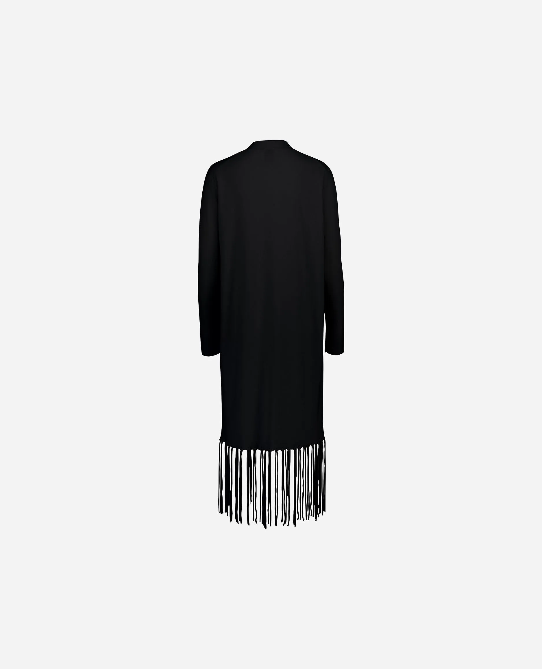 Mantel aus Cashmere-Mischung in Schwarz