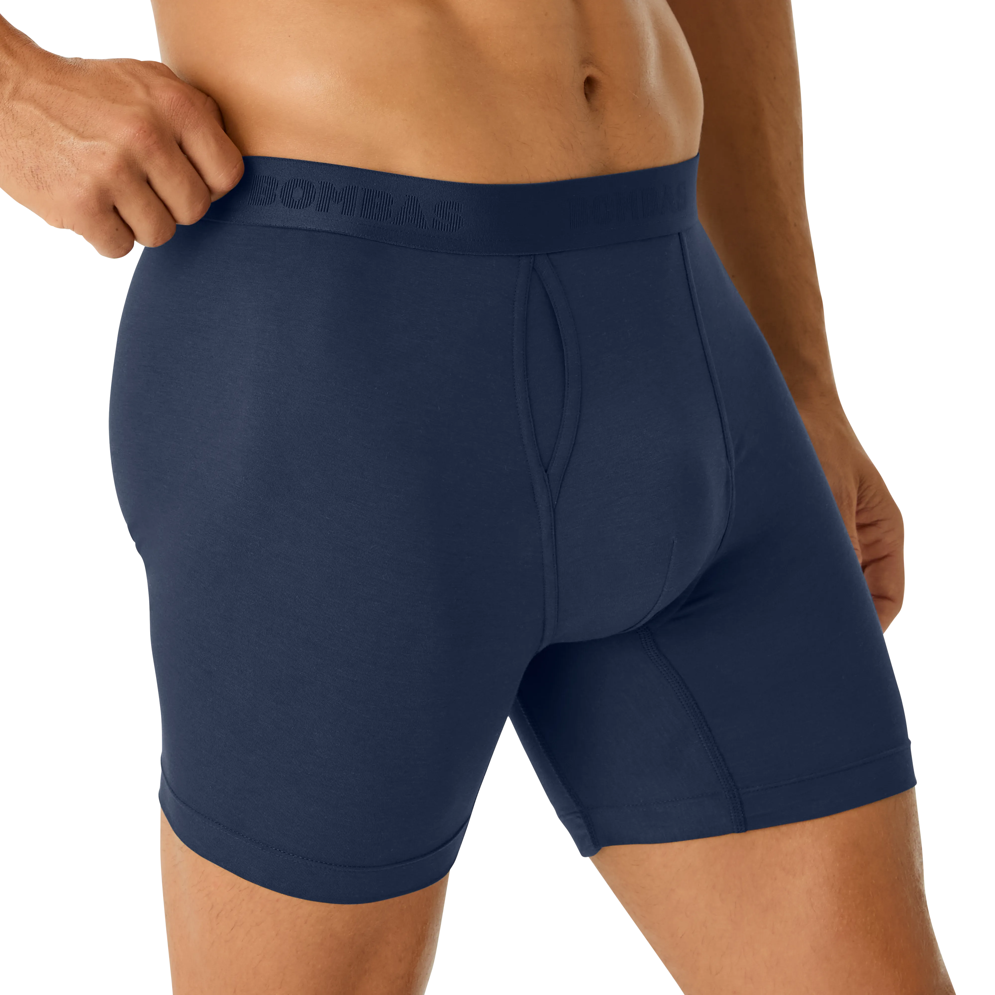 Men's Cotton Modal Blend Boxer Brief - Classic Fly 3-Pack