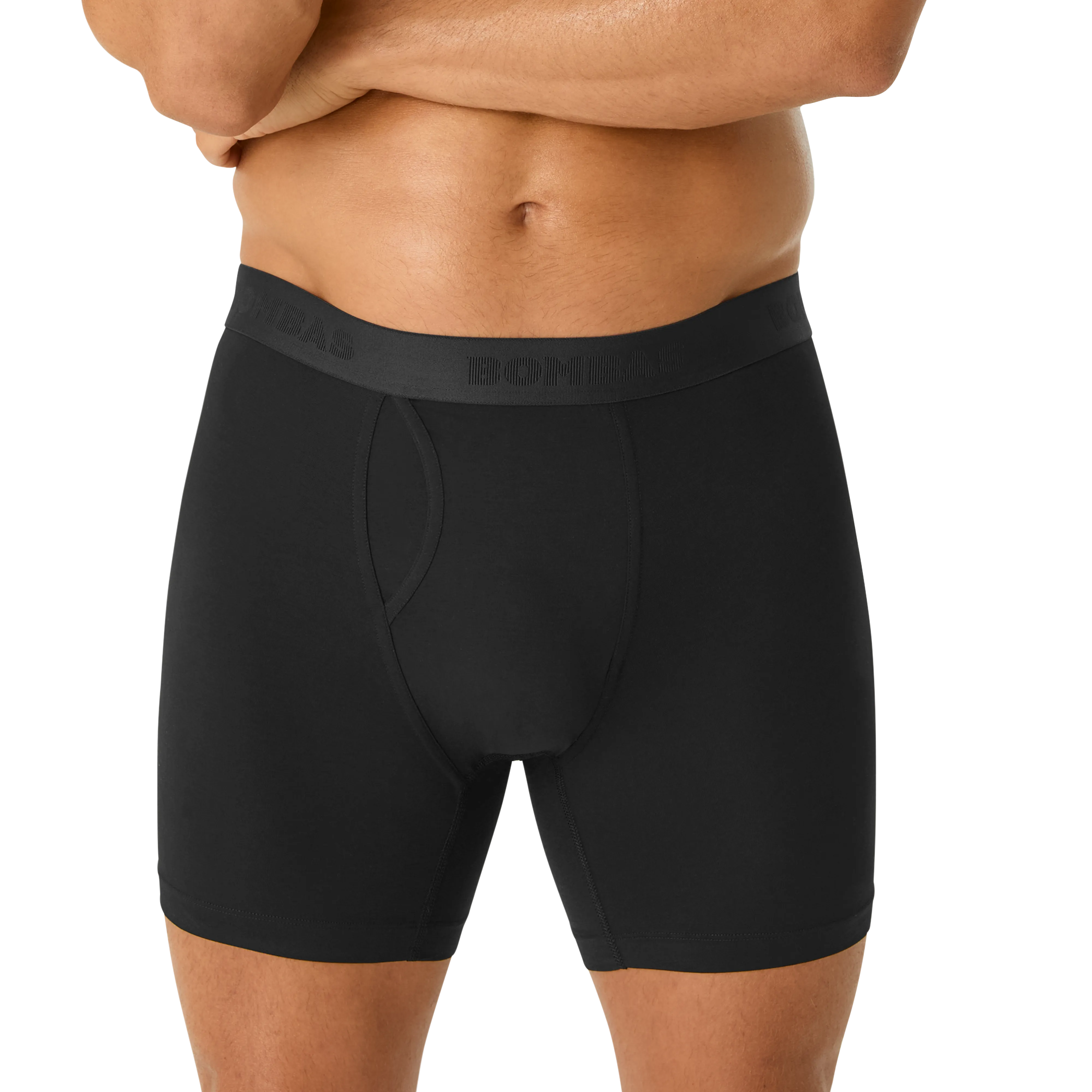 Men's Cotton Modal Blend Boxer Brief - Classic Fly 3-Pack