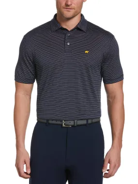 Men's Two Color Stripe Golf Polo