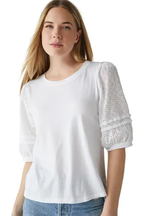 Michael Stars Maisie Eyelet Top