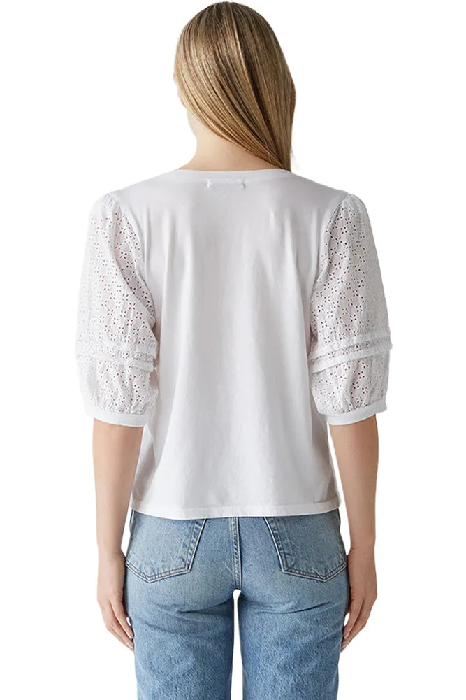 Michael Stars Maisie Eyelet Top