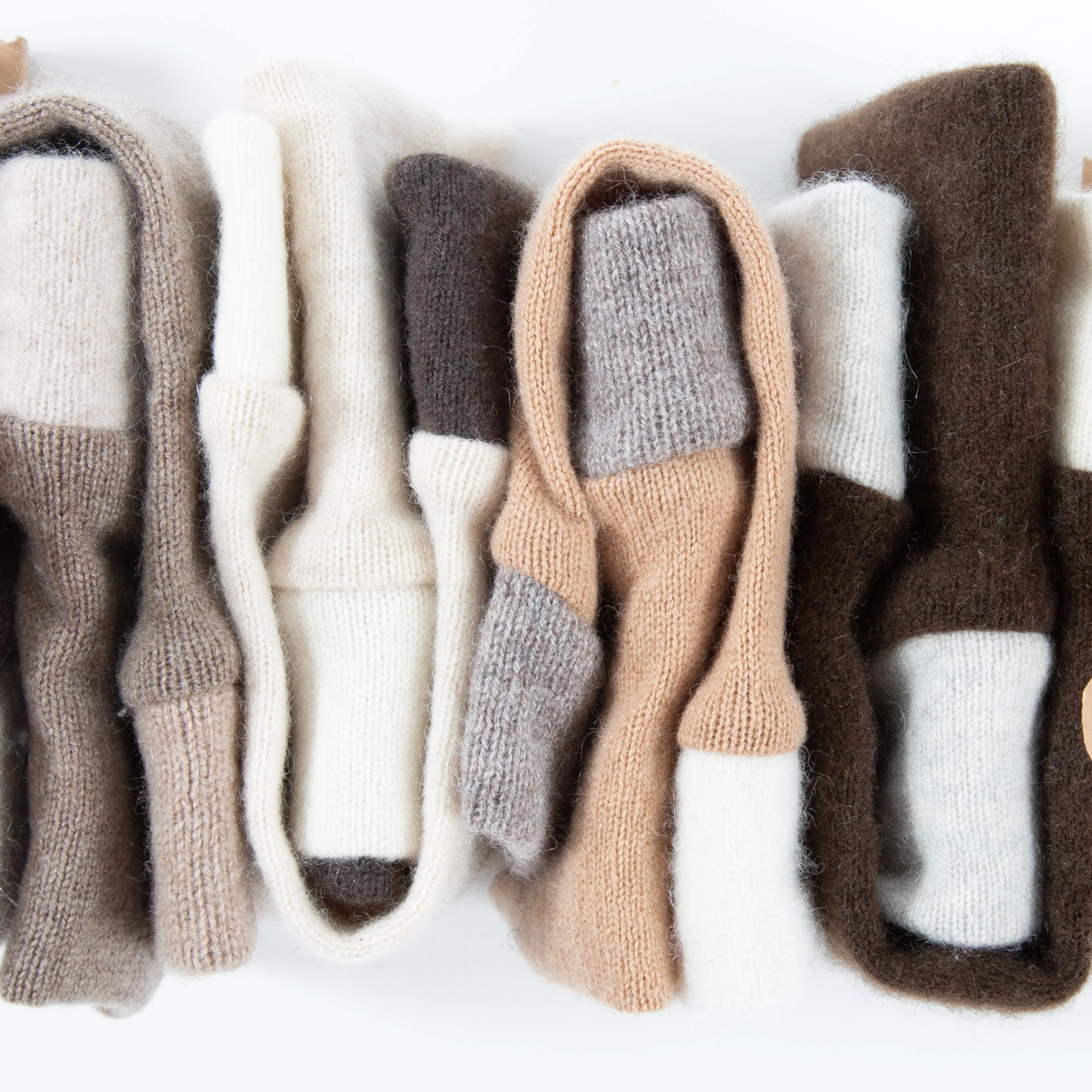 Neutral Mix Cashmere Wrist Warmer