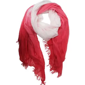 Ombre shaded Shawl - Pink/Ivory