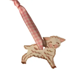 Pink Lamb Ornament