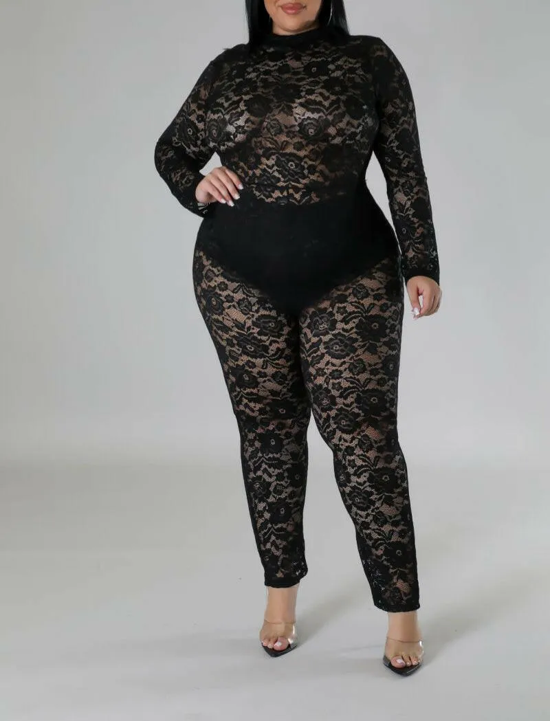 "Madam" Lace Jumpsuit