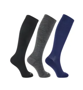 Rich Merino Wool Everyday Compression Socks (15-20mmHg) - Cushion - 3 Pack