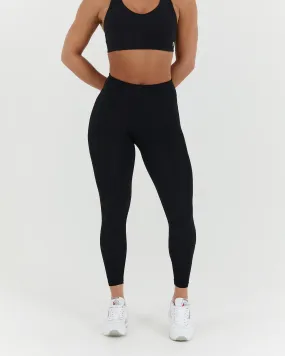 SCULPT LEGGINGS 7/8 - BLACK