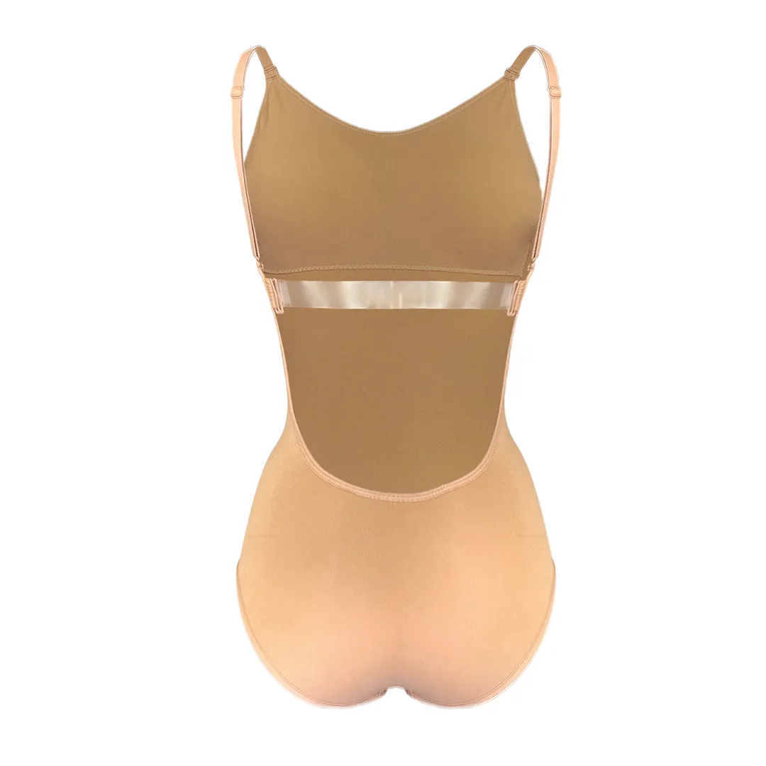 Silky Low Back Camisole With Removable Padding Nude