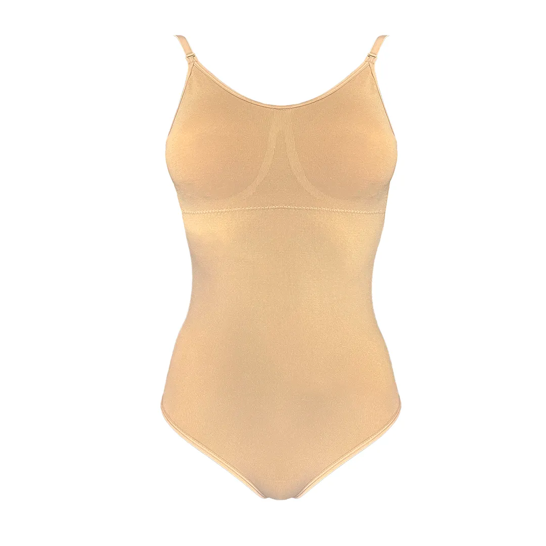 Silky Low Back Camisole With Removable Padding Nude