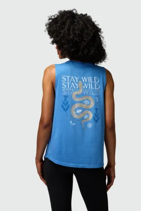 Stay Wild Jade Muscle Tank