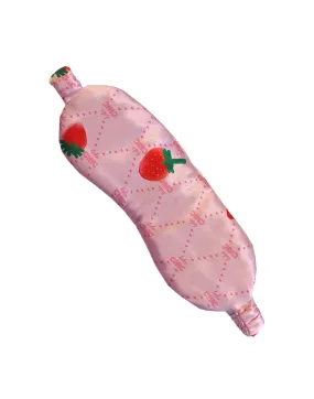 Strawberry Satin sleep mask