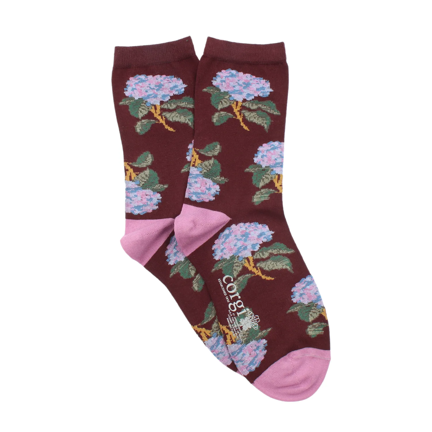 Women's Hydrangea Cotton Socks