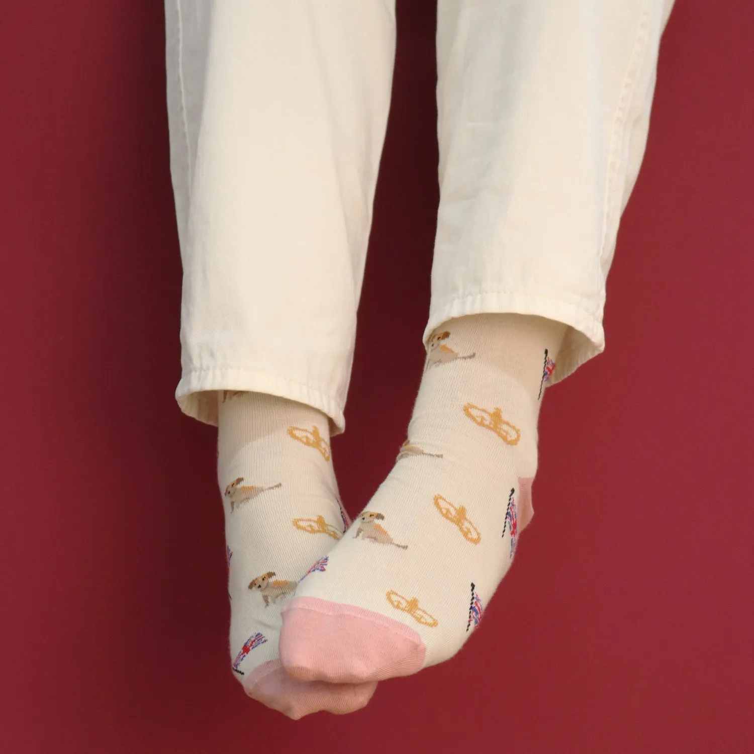 Women's Royal Mini Icon Cotton Socks