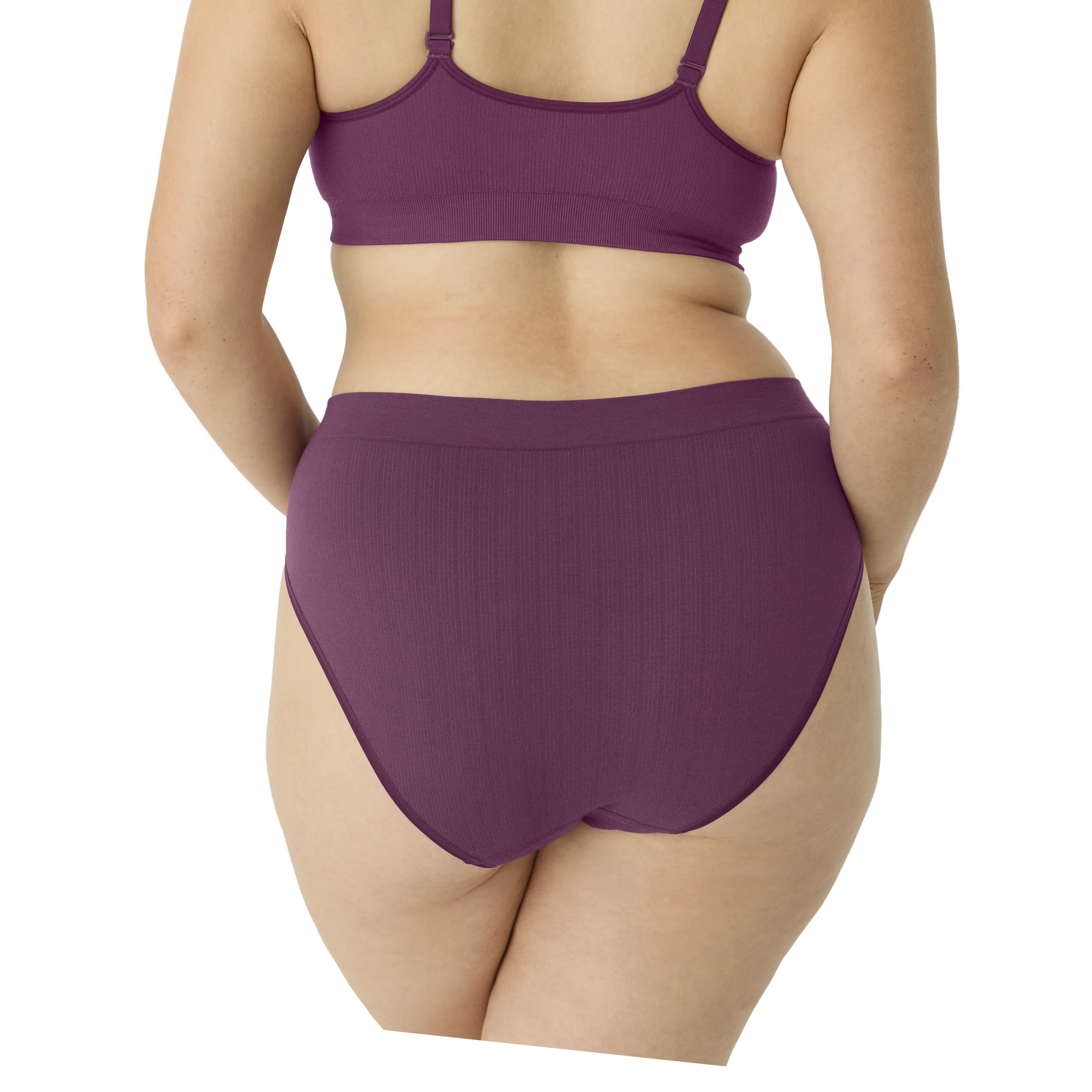 Women’s Seamless Scoop Bralette   High Rise Brief